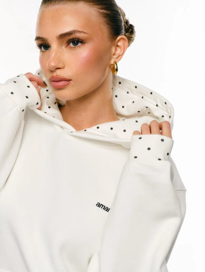 COZY POLKA DOT CLOUD HOODIE