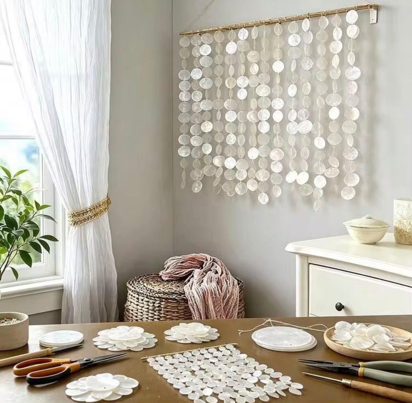 DIY Shell Wall Decor