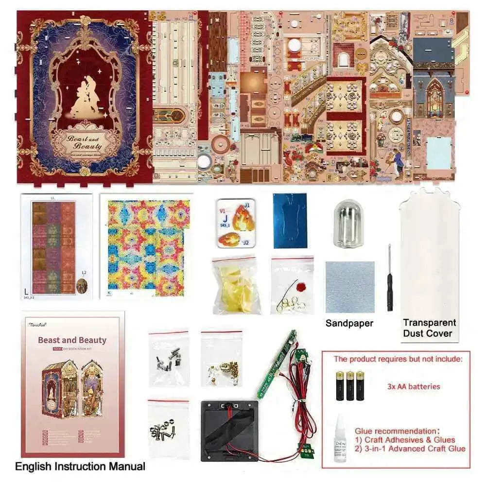 Beauty & The Beast 3D Wooden Puzzle