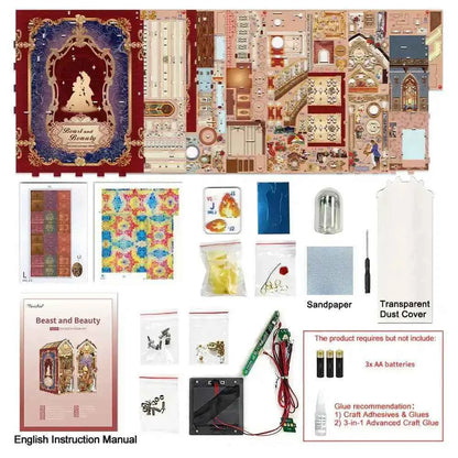Beauty & The Beast 3D Wooden Puzzle