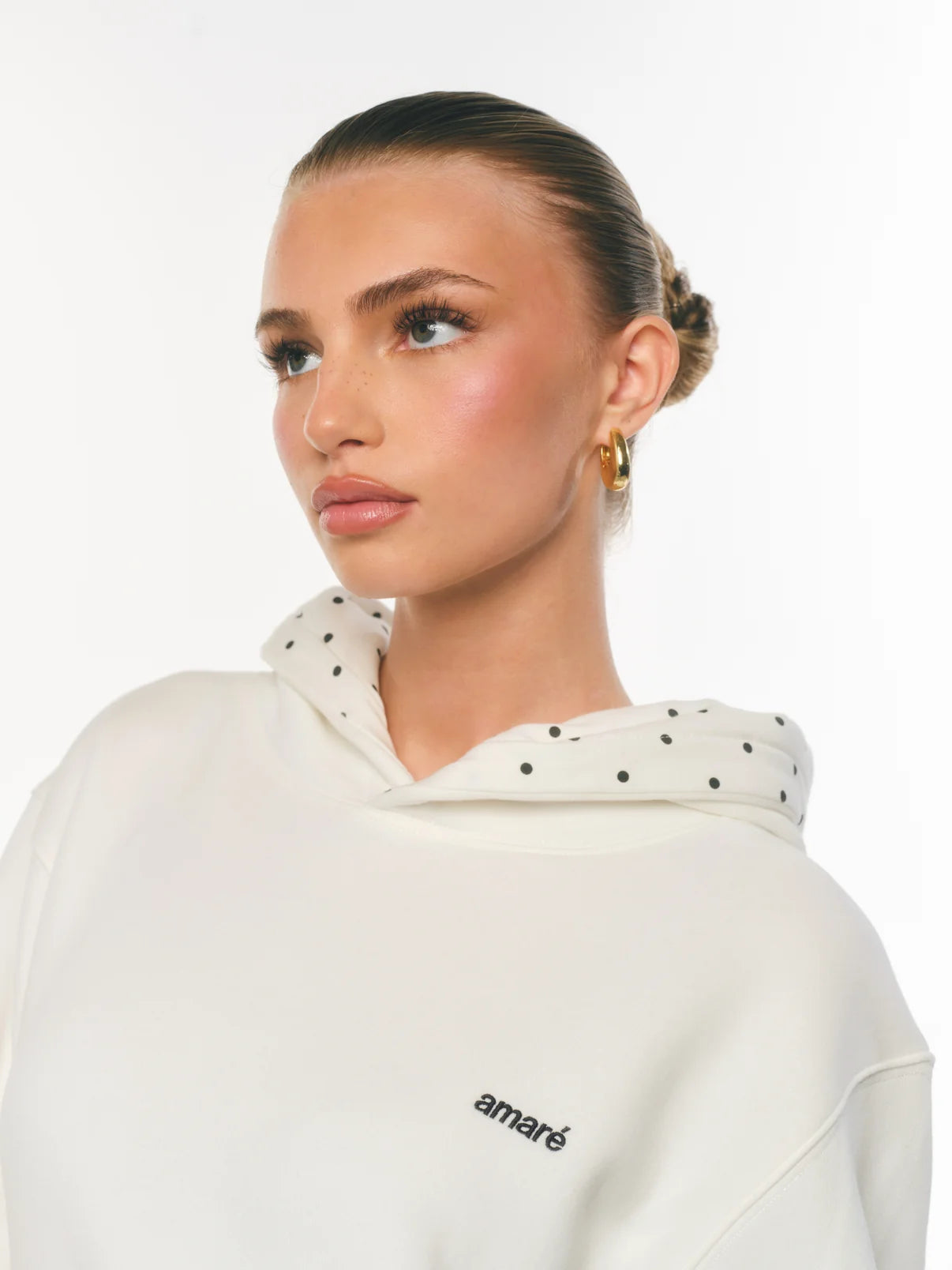 COZY POLKA DOT CLOUD HOODIE