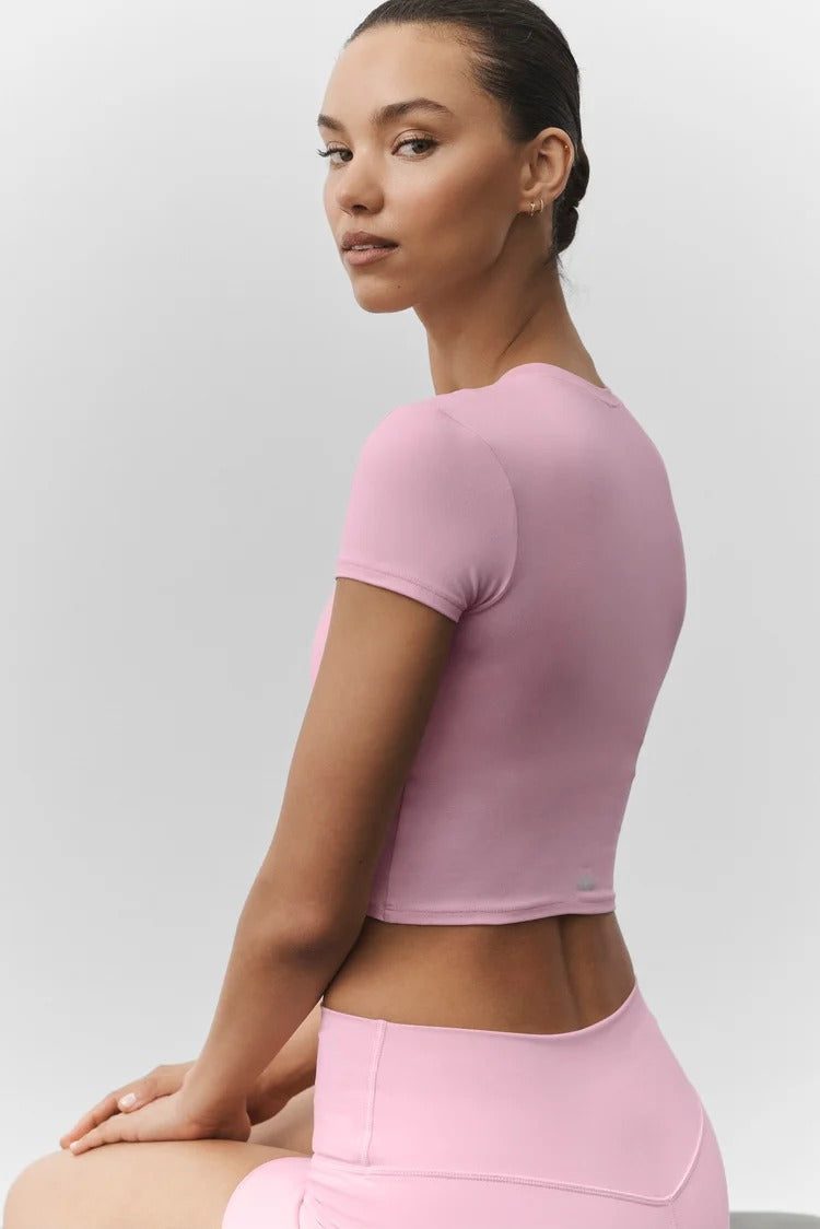 Crop Finesse Short Sleeve