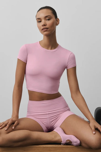 Crop Finesse Short Sleeve