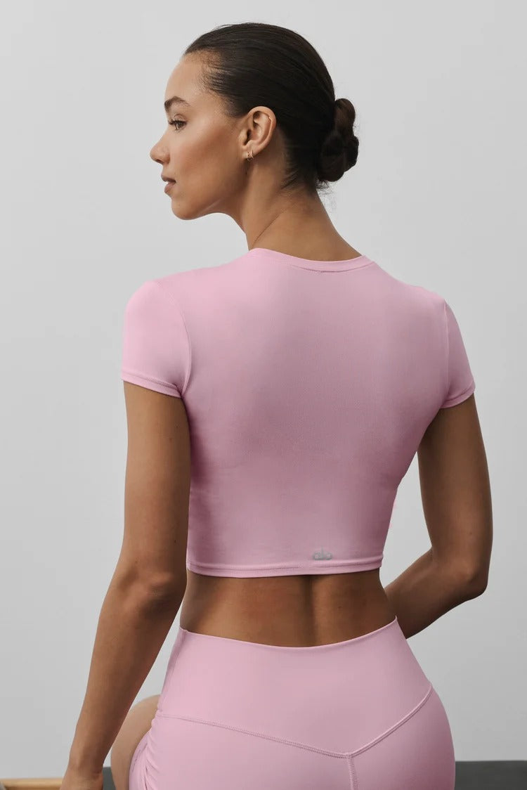 Crop Finesse Short Sleeve