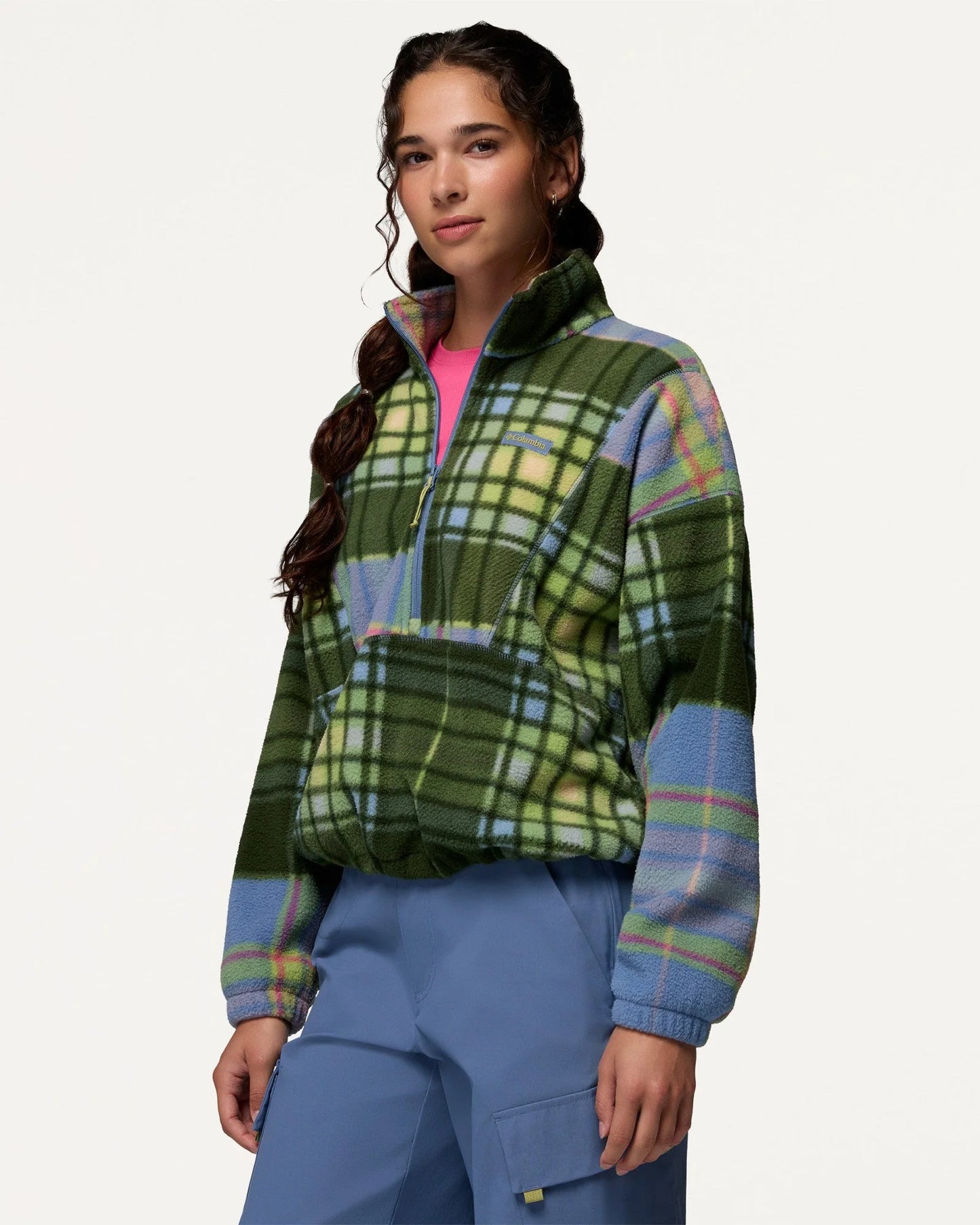 Plaid Meadow Fleece