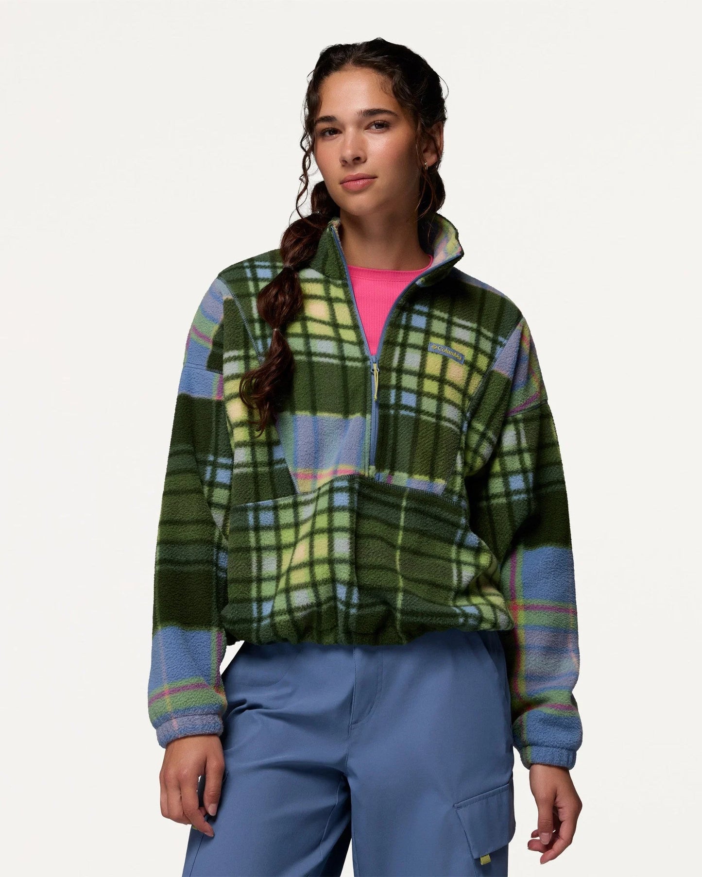 Plaid Meadow Fleece